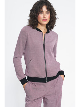 NIFE NIFE Mikina BL05 Bordó Regular Fit