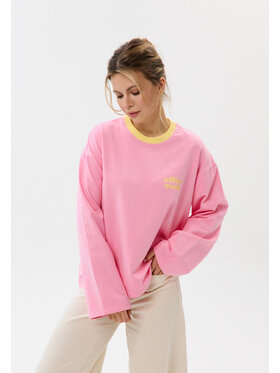 Mirons Mirons Longsleeve Print Różowy Regular Fit