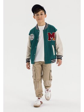 MINOTI MINOTI Kurtka przejściowa 23fleece55 Zielony Regular Fit