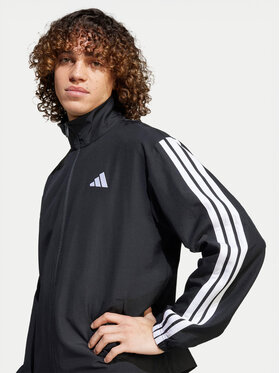 adidas adidas Анцуг 3-Stripes JI8849 Черен Regular Fit