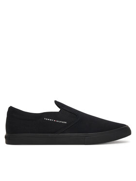 Tommy Hilfiger Tommy Hilfiger Tenis superge Vulc Core Slip On FM0FM05689 Črna
