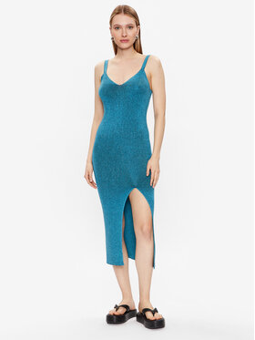 Edited Edited Kötött ruha EDT7011001 Kék Fitted Fit