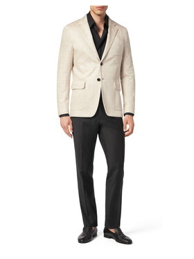Billionaire Billionaire Marynarka 3417 Beżowy Regular Fit