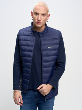 BIG STAR BIG STAR Kamizelka jaxoon_403 Granatowy Basic Fit