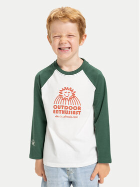 Quiksilver Quiksilver Bluzka Ev Spot On Raglan EQKZT03574 Biały Regular Fit