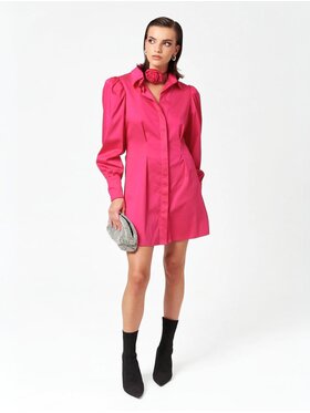 NANA'S NANA'S Sukienka koszulowa FW23DR0075 Różowy Casual Fit