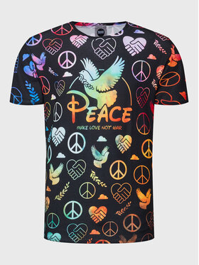 Mr. GUGU & Miss GO Mr. GUGU & Miss GO Majica Unisex Make Love Not War Pisana Regular Fit