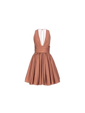 PINKO PINKO Sukienka letnia ABITO DONNA PINKO Brązowy Casual Fit