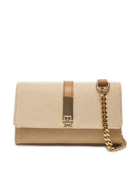 Tommy Hilfiger Tommy Hilfiger Torebka Th Heritage Mini Crossver Canvas AW0AW17621 Beżowy