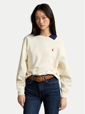 Polo Ralph Lauren Polo Ralph Lauren Mikina 211B17785002 Krémová Relaxed Fit