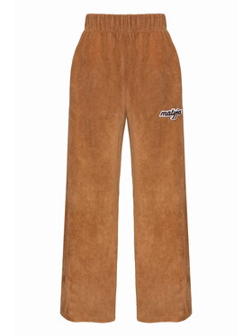 Magda Matyja Magda Matyja Spodnie dresowe Teddy Trousers Brązowy Oversize