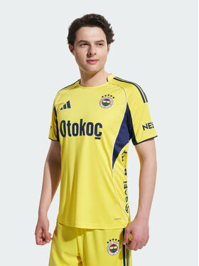 adidas adidas Koszulka techniczna Fenerbahce Żółty Slim Fit