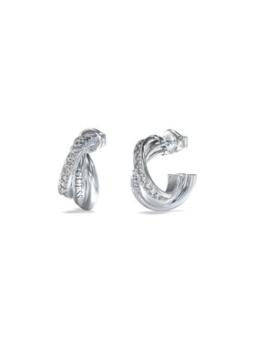 Guess Guess Kolczyki JUBE04066JW-RH Srebrny