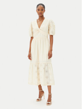 French Connection French Connection Rochie de vară 71YFX 70 Bej Regular Fit