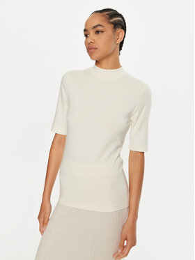 Calvin Klein Calvin Klein Majica K20K207744 Écru Regular Fit