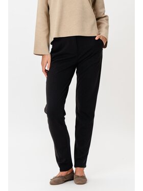 TeeShoppen TeeShoppen Spodnie garniturowe 'Perform Collection' Czarny Regular Fit