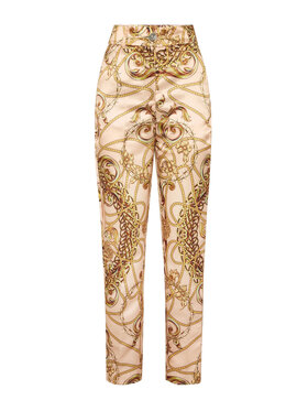 PHILIPP PLEIN PHILIPP PLEIN Spodnie materiałowe 10923 Beżowy Flare Fit