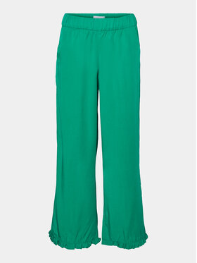 Vero Moda Girl Vero Moda Girl Hlače 10283853 Zelena Wide Leg