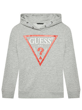 Guess Majica Dugih Rukava L92Q09 KAUG0 Siva Regular Fit