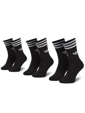adidas adidas Дълги чорапи Solid Crew Sock S21490 Черен
