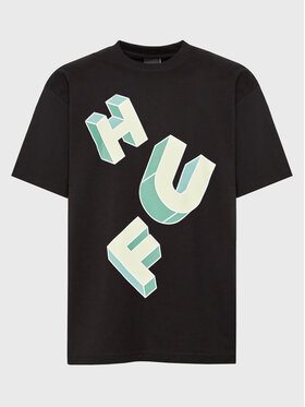 HUF HUF T-Shirt Abecedarian TS01949 Schwarz Regular Fit
