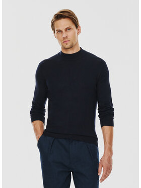 Pako Lorente Pako Lorente Sweter P24WF-2X-019 Granatowy Classic Fit