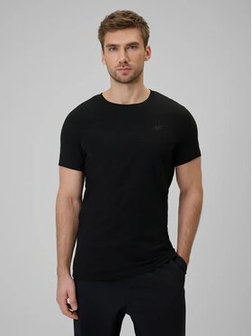 4F 4F T-Shirt 4FWMM00TTSHM3340-20S Czarny Slim Fit