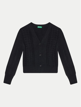 United Colors Of Benetton United Colors Of Benetton Kardigāns 1370C601Q Melns Regular Fit