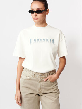 La Mania La Mania T-Shirt DEVONTE Biały Basic Fit
