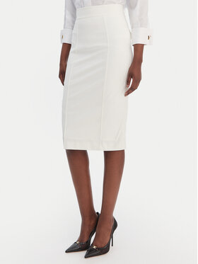 Elisabetta Franchi Elisabetta Franchi Пола тип молив GO-159-61E2-V360 Екрю Regular Fit