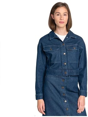 Lee Lee Kurtka jeansowa SEASONAL RIDER JACKET Niebieski Regular Fit