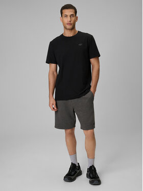 4F 4F Szorty sportowe BASIC+ Szary ciemny Regular Fit