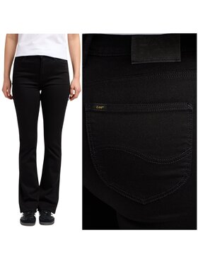 Lee Lee Jeansy Breese Boot Czarny Bootcut Fit