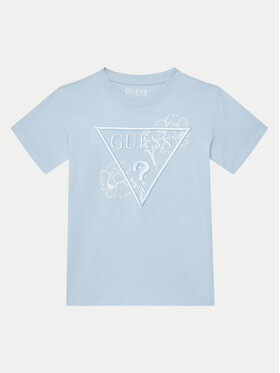Guess Guess Футболка L5GI09 K8HM4 Блакитний Regular Fit