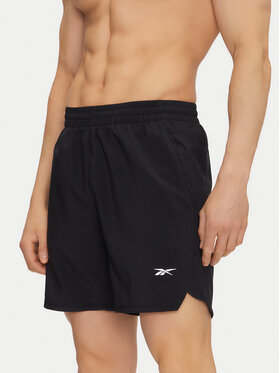 Reebok Reebok Sporta šorti 112634 Melns Regular Fit