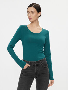 ONLY ONLY Bluză 15204712 Verde Stretch Fit