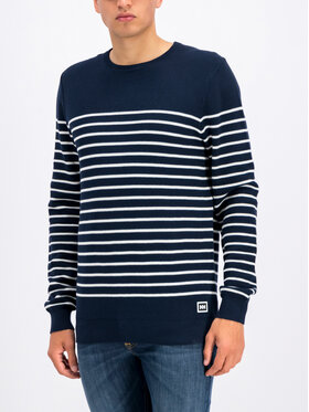 Helly Hansen Helly Hansen Sweter Skagen 34055 Granatowy Regular Fit