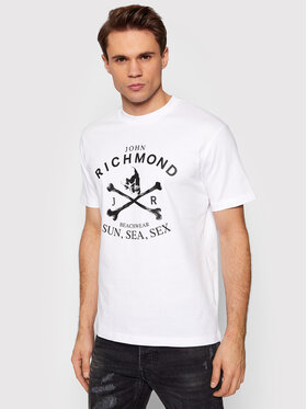 John Richmond John Richmond T-shirt Tress UMP22105TS Bijela Regular Fit