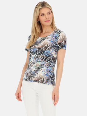 Potis & Verso Potis & Verso T-Shirt Roel Kolorowy Regular Fit