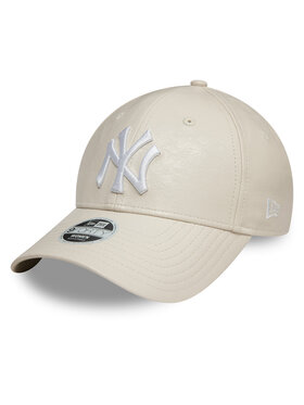 New Era New Era Kšiltovka New York Yankees Crinkled Pu 9Forty 60595393 Écru