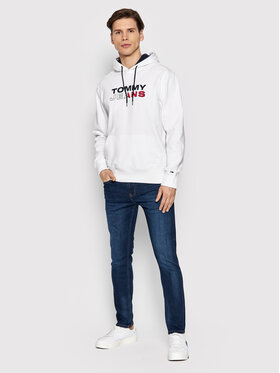 Tommy Jeans Jeans Hlače Austin DM0DM09552 Modra Slim Tapered Fit