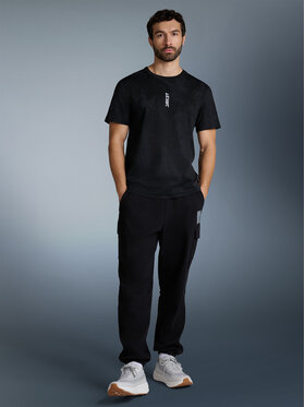 4F 4F T-Shirt BRIGHT TRACK Czarny Regular Fit
