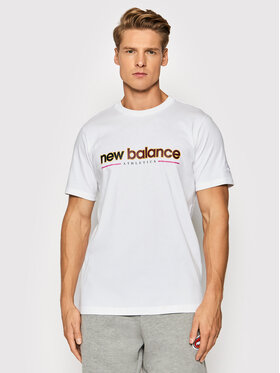 New Balance New Balance T-shirt MT13500 Blanc Relaxed Fit