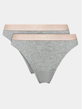 Emporio Armani Underwear Emporio Armani Underwear 2er-Set Damenslips 163337 3F227 00948 Grau