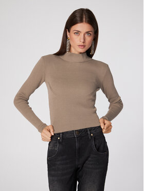 Rage Age Rage Age Megztinis Lulu Smėlio Slim Fit