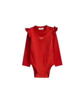 Coccodrillo Coccodrillo Body dziecięce ZC6112102EBG-009 Czerwony Regular Fit