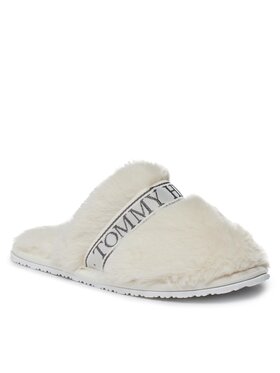 Tommy Hilfiger Tommy Hilfiger Copati Tommy Fur Hotel Slipper FW0FW07595 Bela