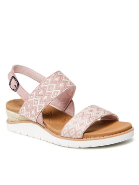 Skechers Skechers Sandały BOBS Ocean Rush 114003/BLSH Różowy