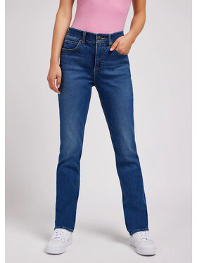 Lee Lee Jeansy Ultra Lux Straight Niebieski Straight Fit