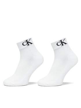 Calvin Klein Jeans Calvin Klein Jeans Vyriškų trumpų kojinių komplektas (2 poros) 701228805 Balta